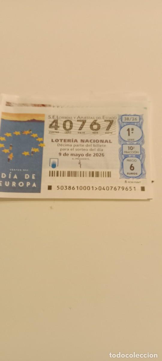 Loter&iacute;a Nacional: DIA DE EUROPA LOTERIA NACIONAL EL DE FOTO C-AMC
