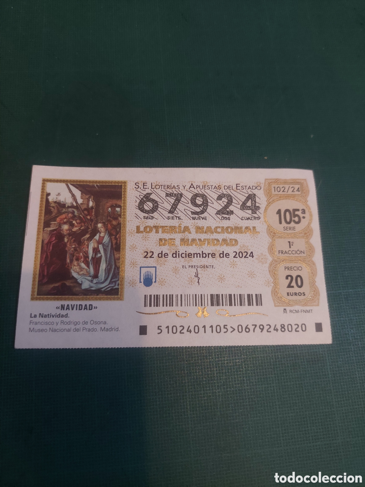 Loter&iacute;a Nacional: LUGO LOURENZA a faba de otro loter&iacute;a 2024 Navidad 67924