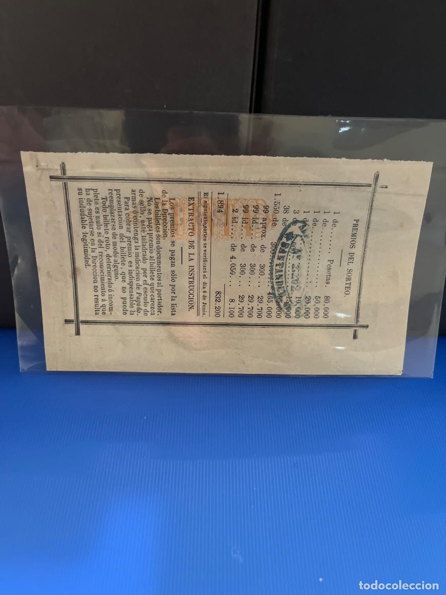 Loter&iacute;a nacional: D&eacute;cimo de loter&iacute;a 1879 - Foto 2