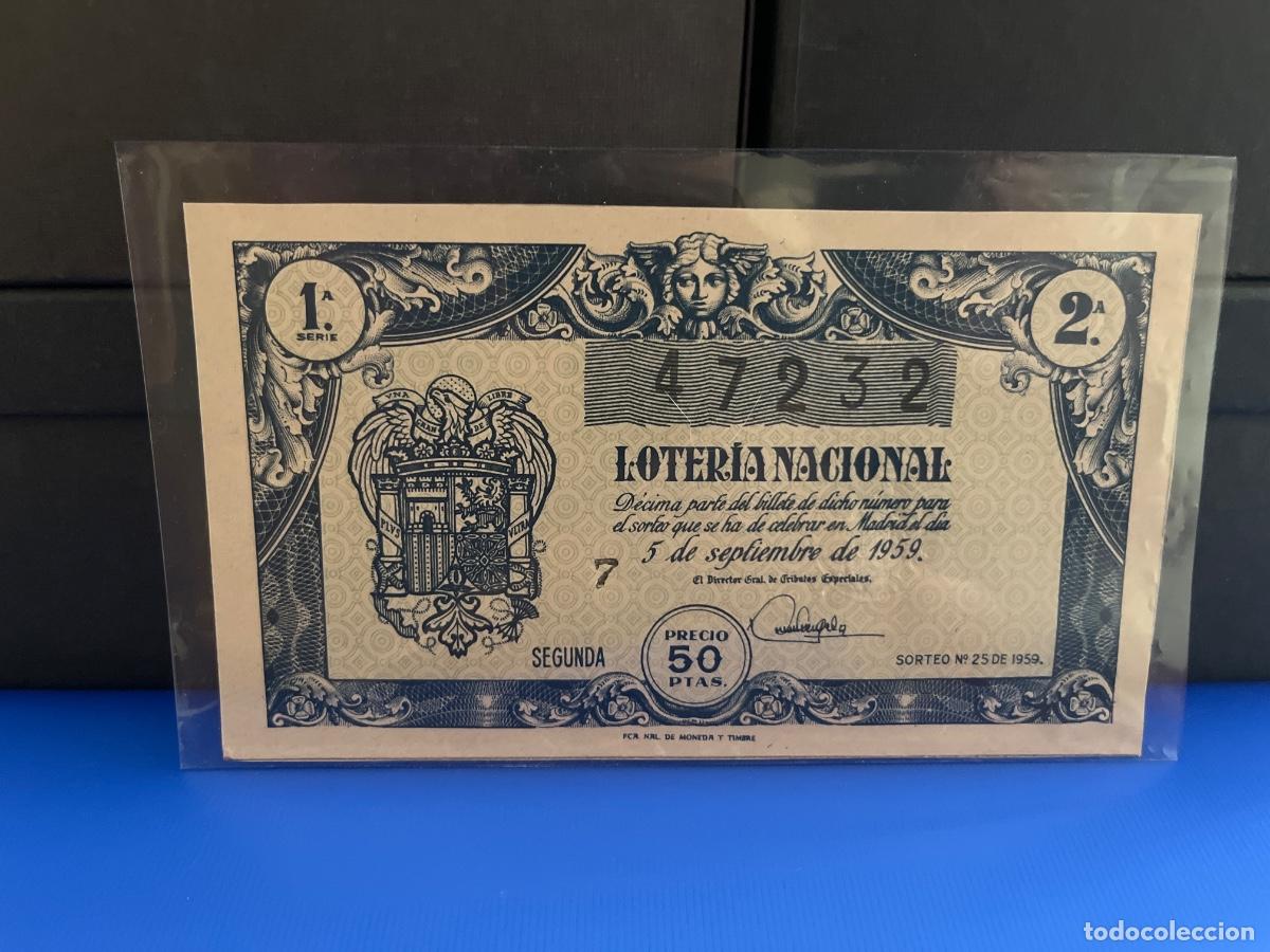 Loter&iacute;a Nacional: Loter&iacute;a nacional 1959 sorteo 25