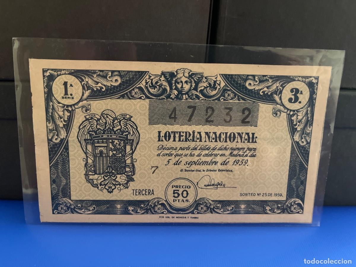 Loter&iacute;a Nacional: Loter&iacute;a nacional 1959 sorteo 25