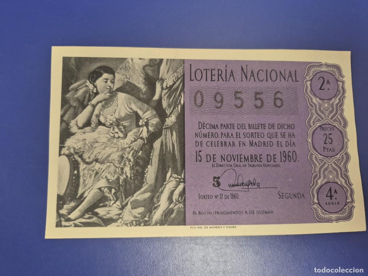 Loter&iacute;a Nacional: LOTERIA NACIONAL SORTEO 32 DE 1960 SERIE 4