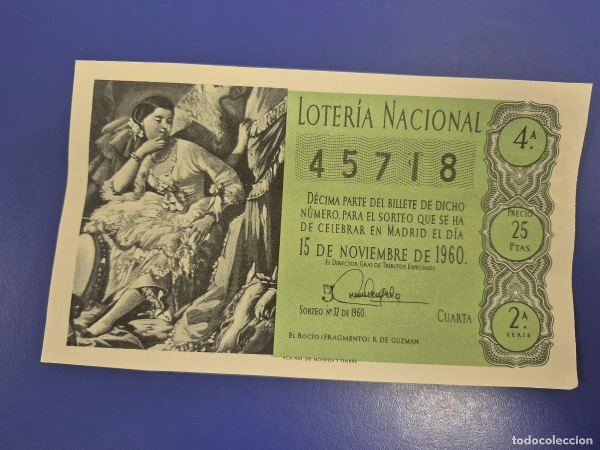 Loter&iacute;a Nacional: LOTERIA NACIONAL SORTEO 32 DE 1960 SERIE 2
