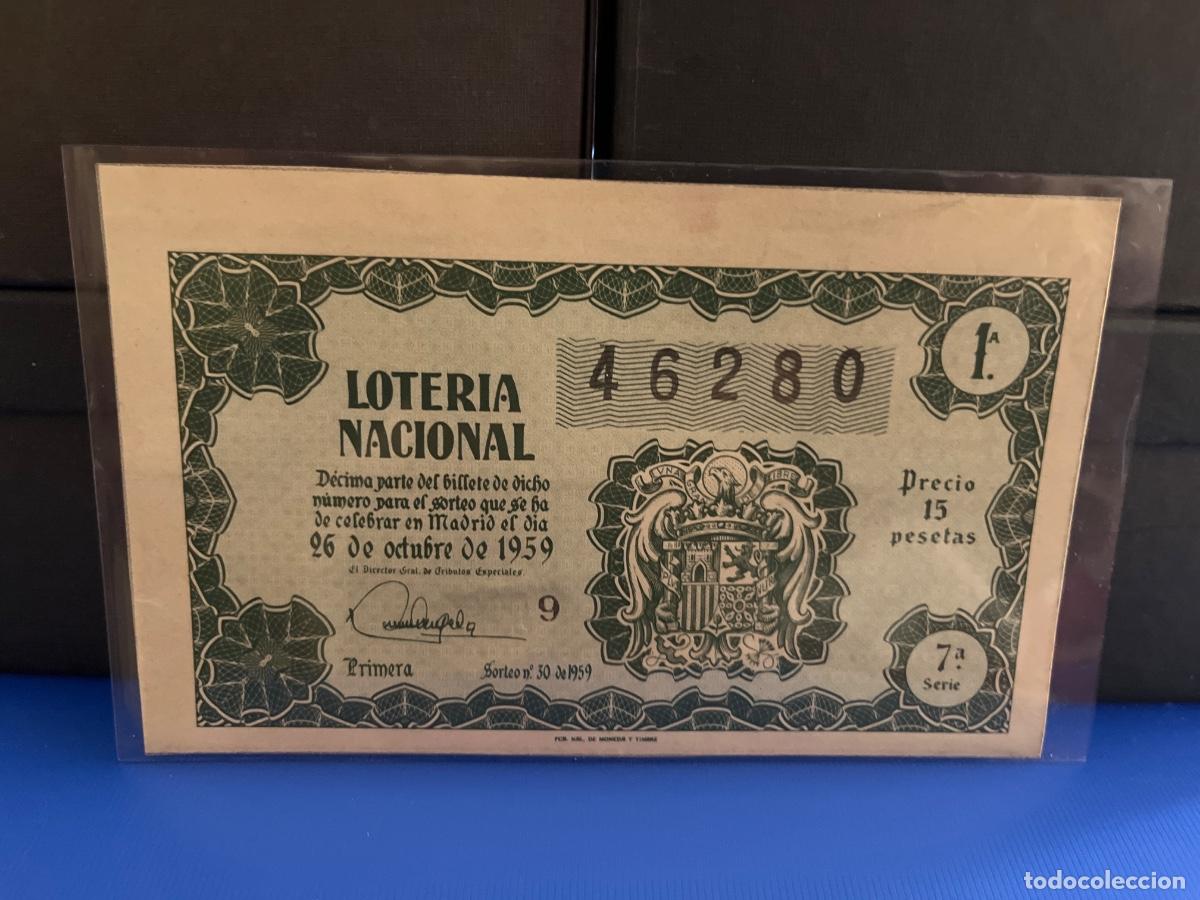 Loter&iacute;a Nacional: Loter&iacute;a nacional 1959 sorteo 30