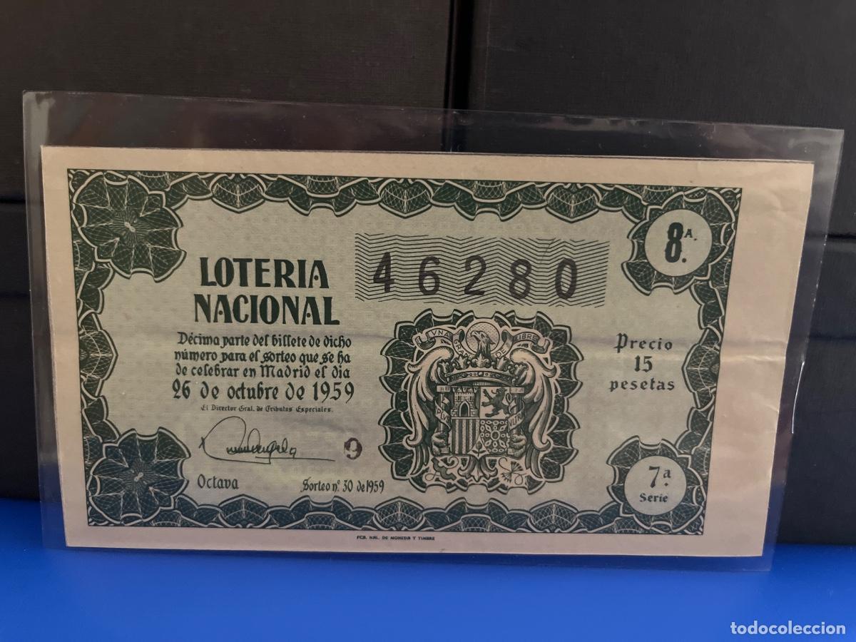 Nationale spanische Lotterie: Loter&iacute;a nacional 1959 sorteo 30