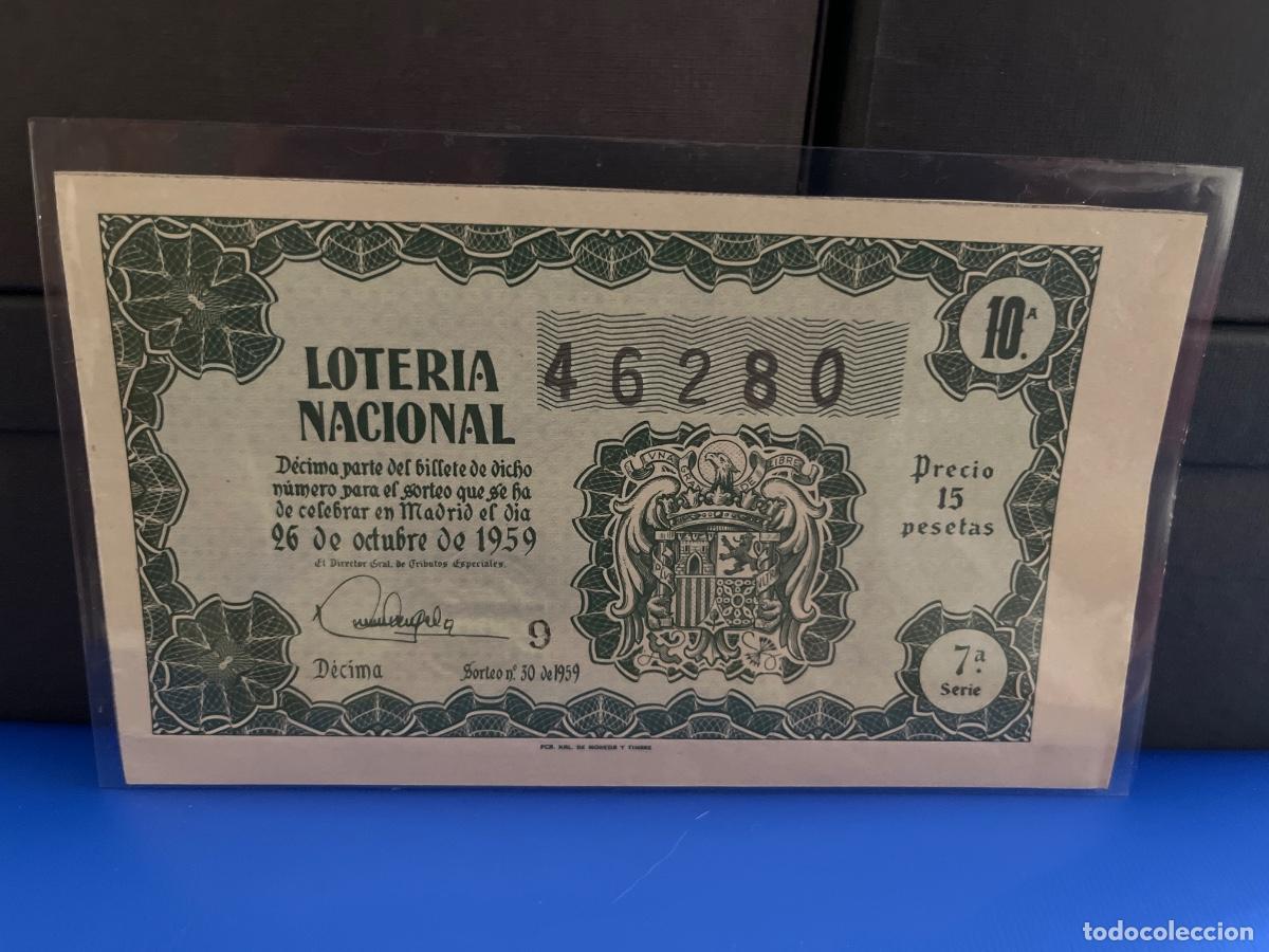 Nationale spanische Lotterie: Loter&iacute;a nacional 1959 sorteo 30