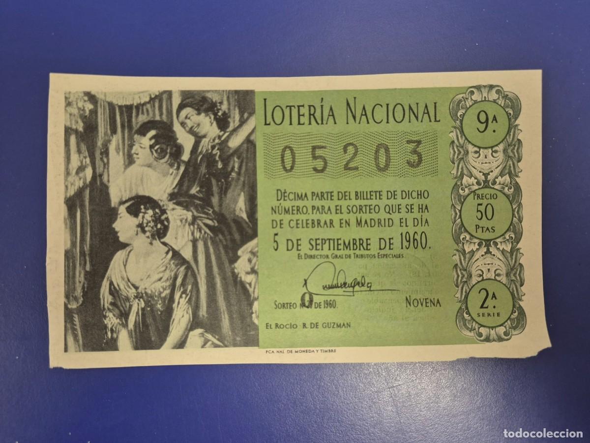 Loter&iacute;a Nacional: LOTERIA NACIONAL SORTEO 25 DE 1960 SERIE 2