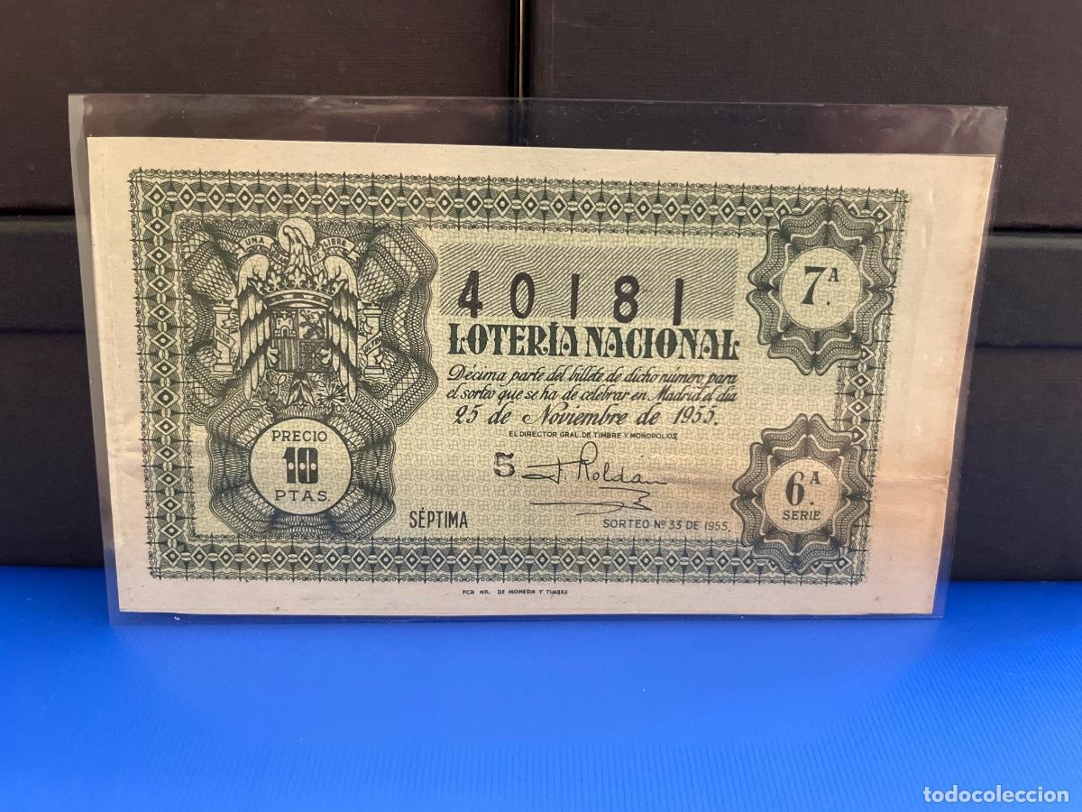 Loter&iacute;a Nacional: Loter&iacute;a nacional 1955 sorteo 33