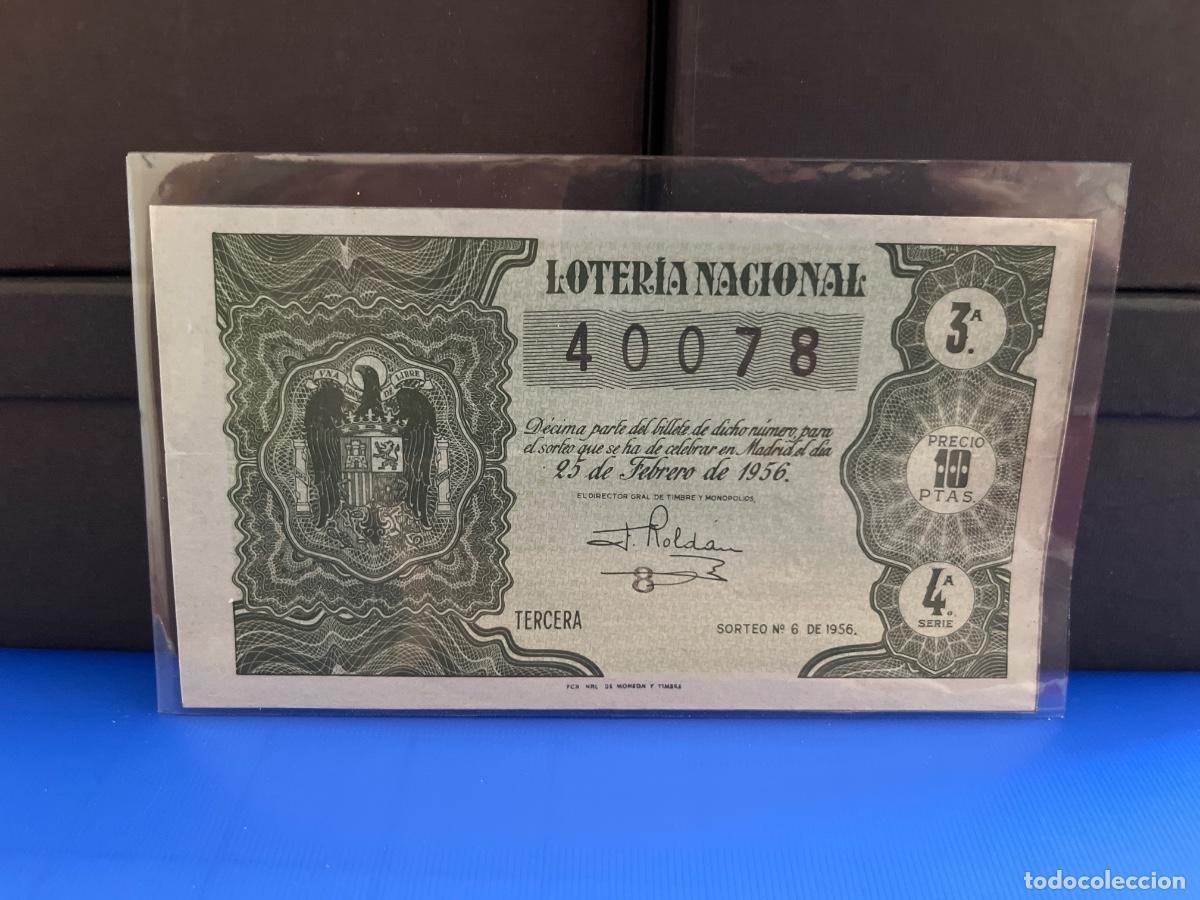 Loter&iacute;a Nacional: Loter&iacute;a nacional 1956 sorteo 6