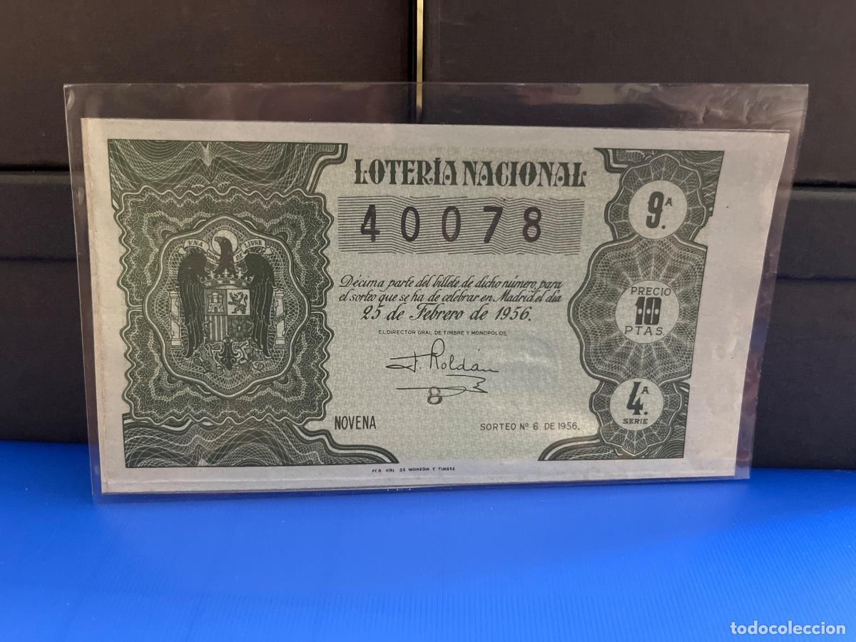 Loter&iacute;a Nacional: Loter&iacute;a nacional 1956 sorteo 6