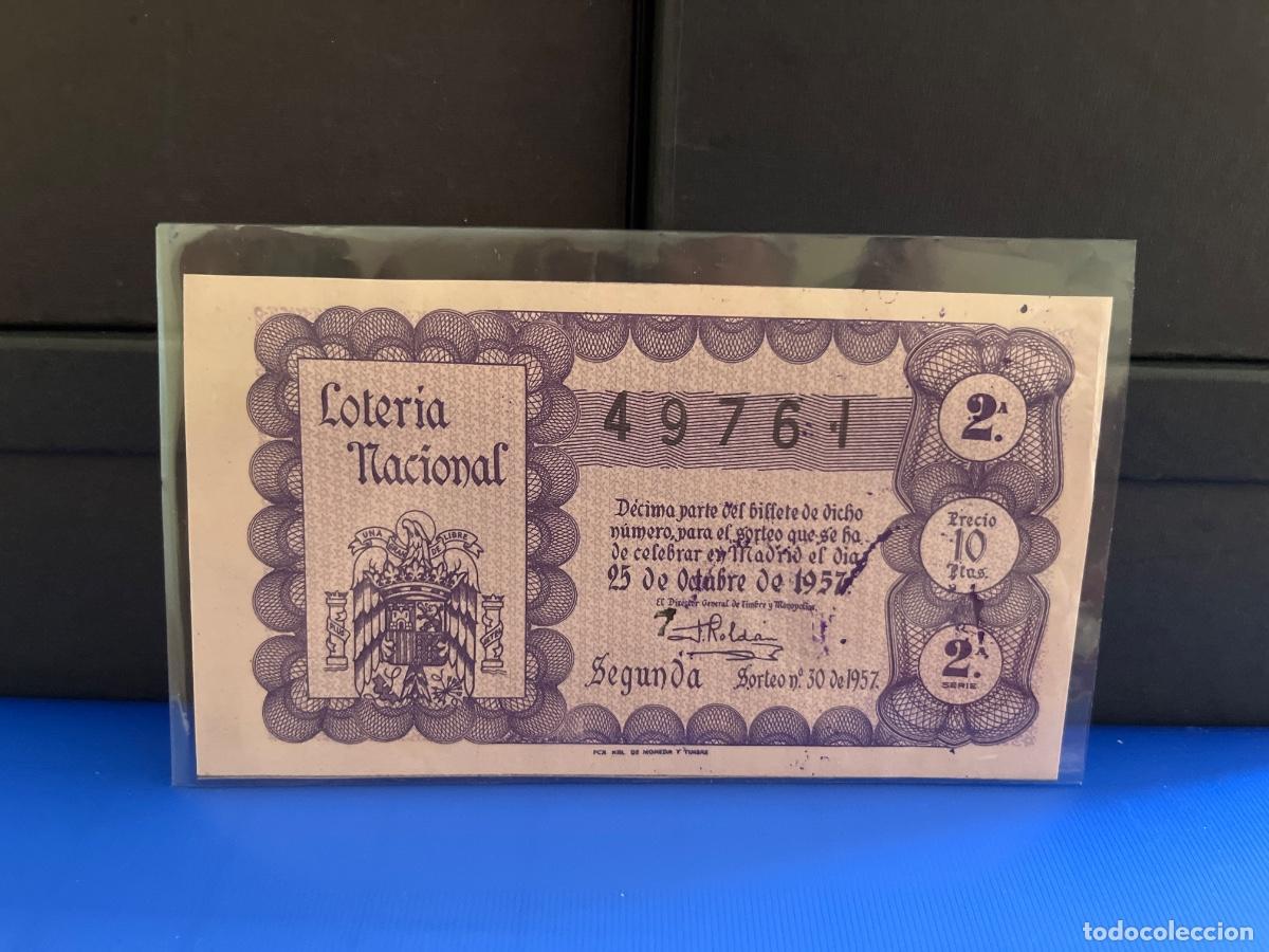 Loter&iacute;a Nacional: Loter&iacute;a nacional 1957 sorteo 30