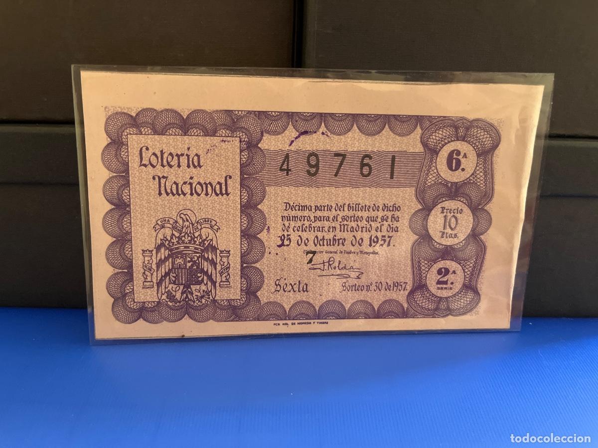 Loterie Nationale: Loter&iacute;a nacional 1957 sorteo 30