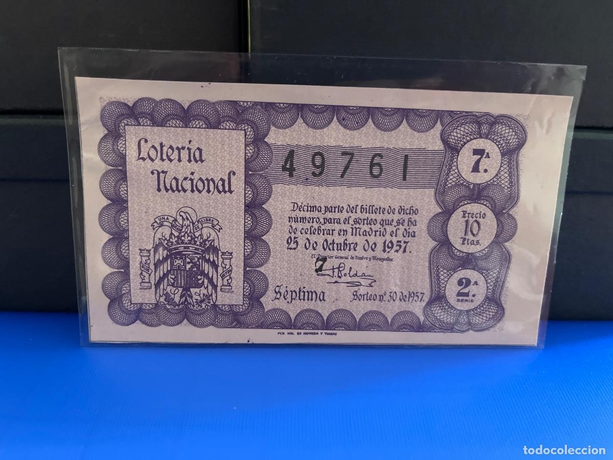 Loterie Nationale: Loter&iacute;a nacional 1957 sorteo 30