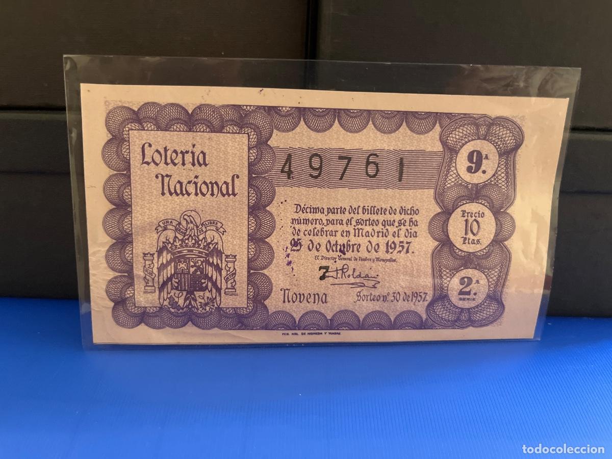 Loterie Nationale: Loter&iacute;a nacional 1957 sorteo 30