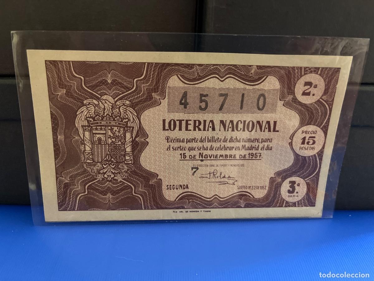 Loter&iacute;a Nacional: Loter&iacute;a nacional 1957 sorteo 32