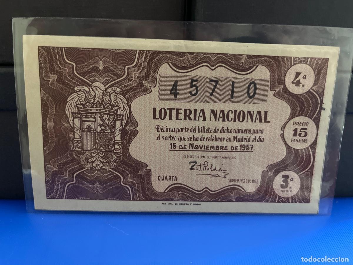 Loter&iacute;a Nacional: Loter&iacute;a nacional 1957 sorteo 32