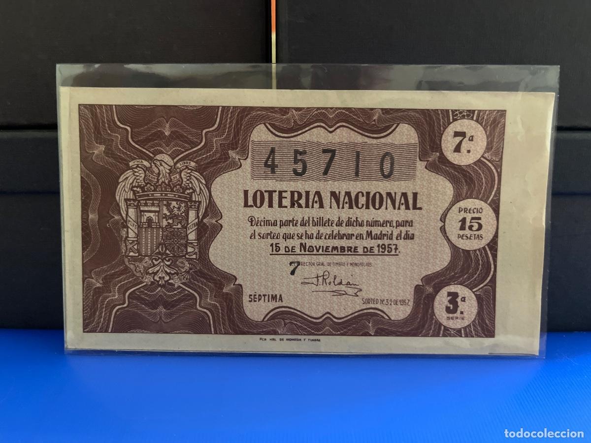 Loter&iacute;a Nacional: Loter&iacute;a nacional 1957 sorteo 32