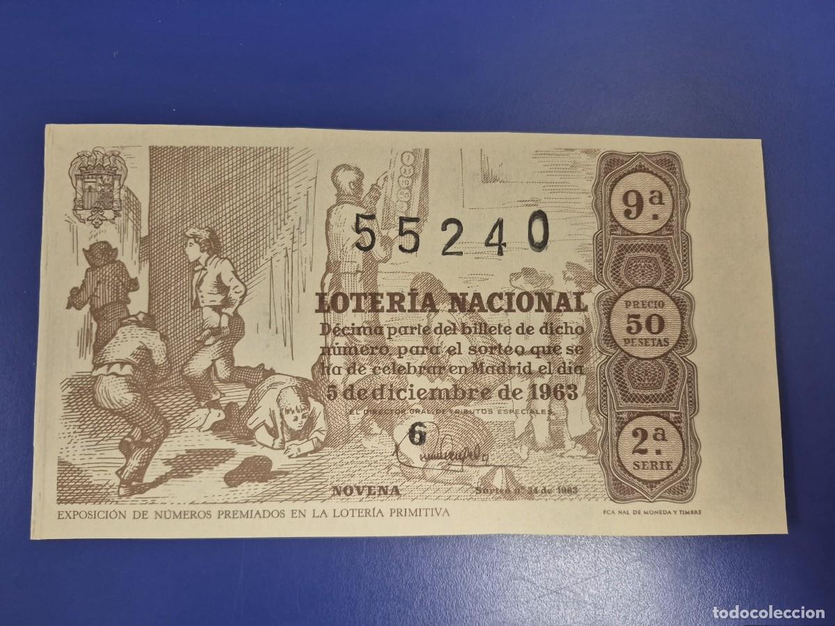Loter&iacute;a Nacional: LOTERIA NACIONAL A&Ntilde;O 1963 SORTEO 34 SERIE 2