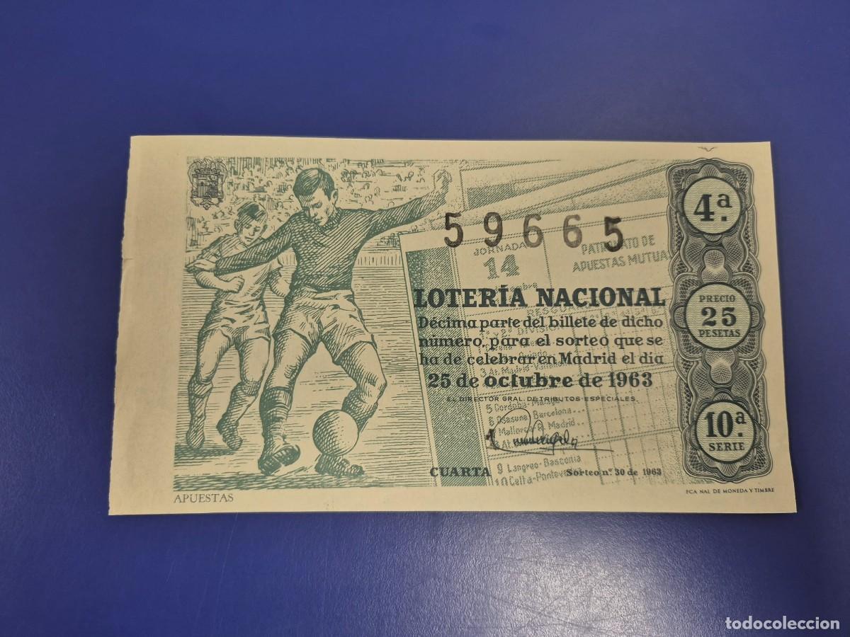 Loter&iacute;a Nacional: LOTERIA NACIONAL SORTEO 30 DE 1960 SERIE 10