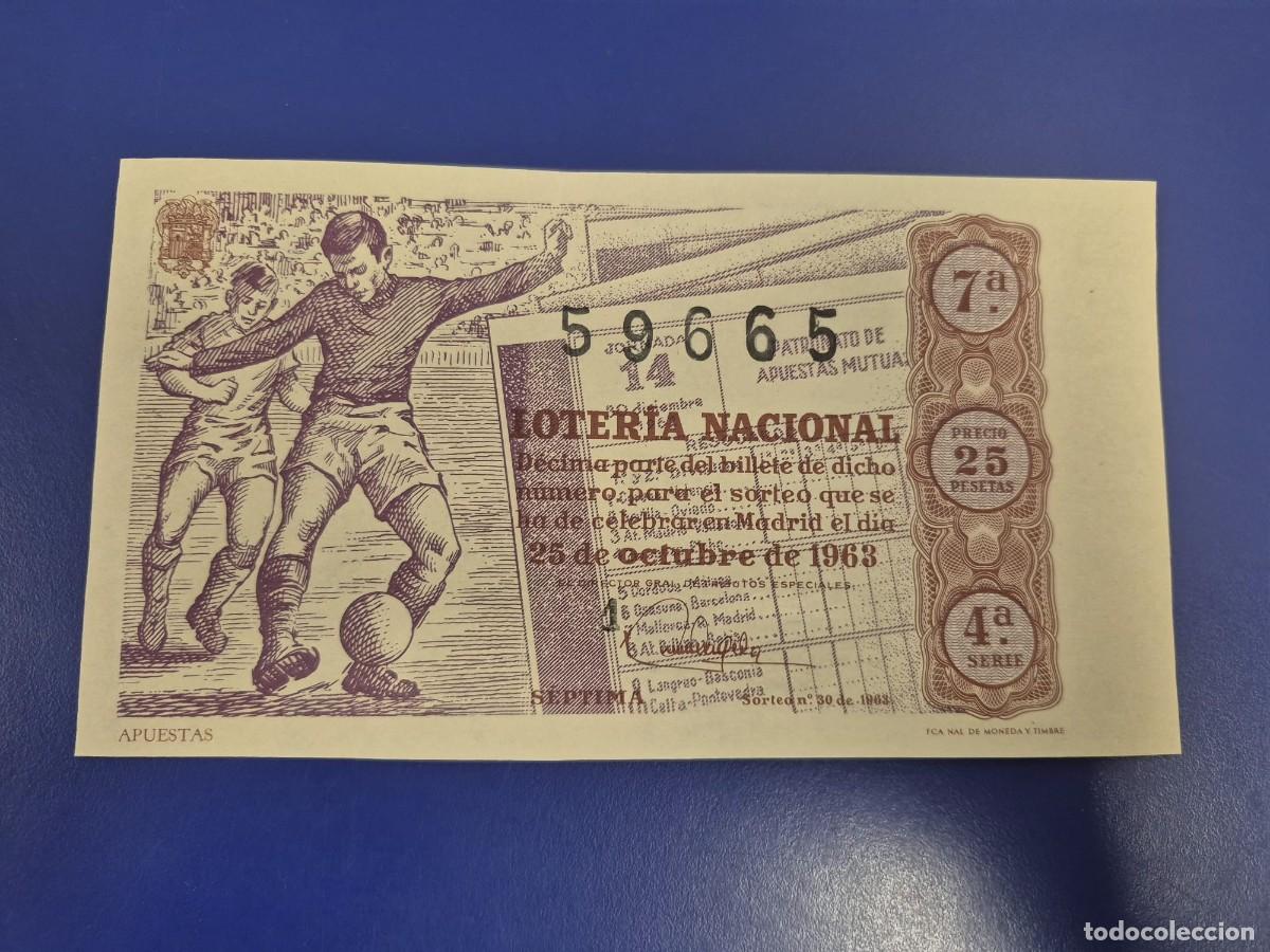 Loter&iacute;a Nacional: LOTERIA NACIONAL SORTEO 30 DE 1960 SERIE 4