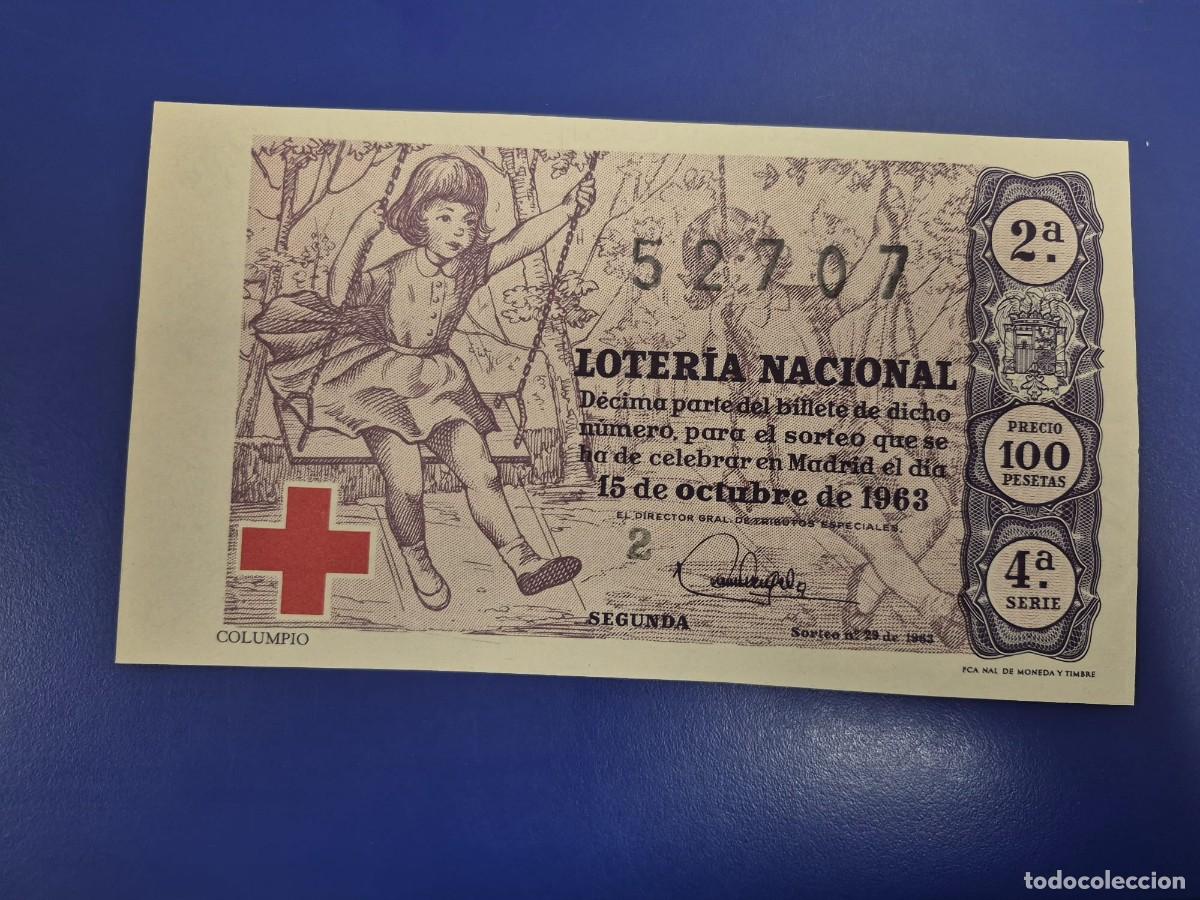 Loter&iacute;a Nacional: LOTERIA NACIONAL SORTEO 29 CRUZ ROJA DE 1960 SERIE 4