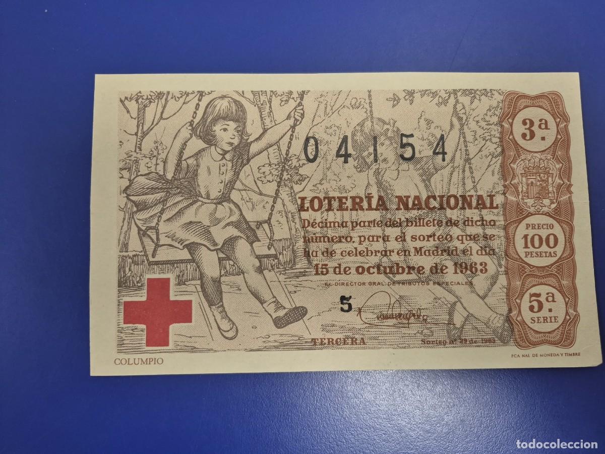Loter&iacute;a Nacional: LOTERIA NACIONAL SORTEO 29 CRUZ ROJA DE 1960 SERIE 5