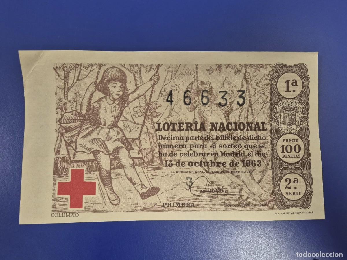 Loter&iacute;a Nacional: LOTERIA NACIONAL SORTEO 29 CRUZ ROJA DE 1960 SERIE 2