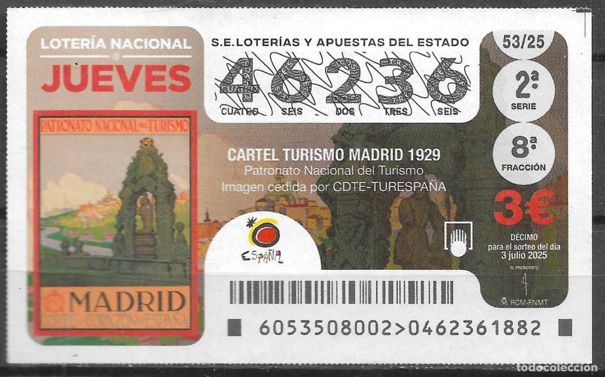 Loter&iacute;a Nacional: LOTERIA DEL JUEVES,03/06/2025.