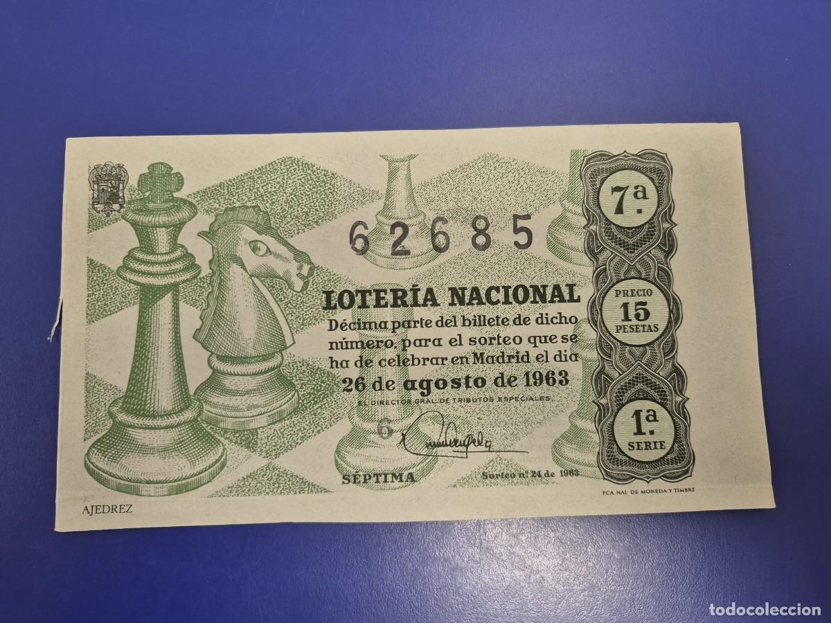 Loter&iacute;a Nacional: LOTERIA NACIONAL SORTEO 24 DE 1963 SERIE 2