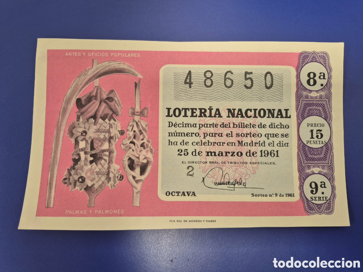 Nationale spanische Lotterie: LOTERIA NACIONAL SORTEO 9 DE SERIE 9