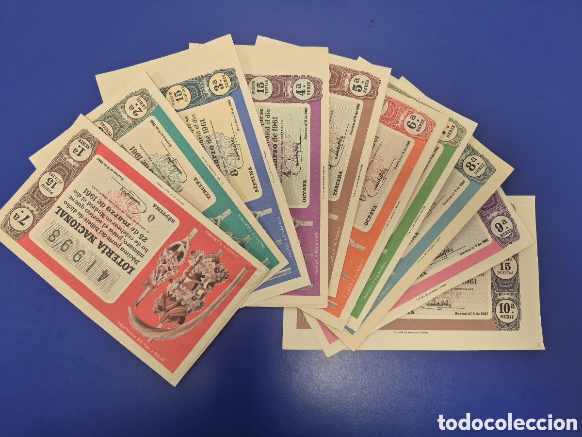 Nationale spanische Lotterie: LOTERIA NACIONAL SORTEO 9 DE SERIE COMPLETA