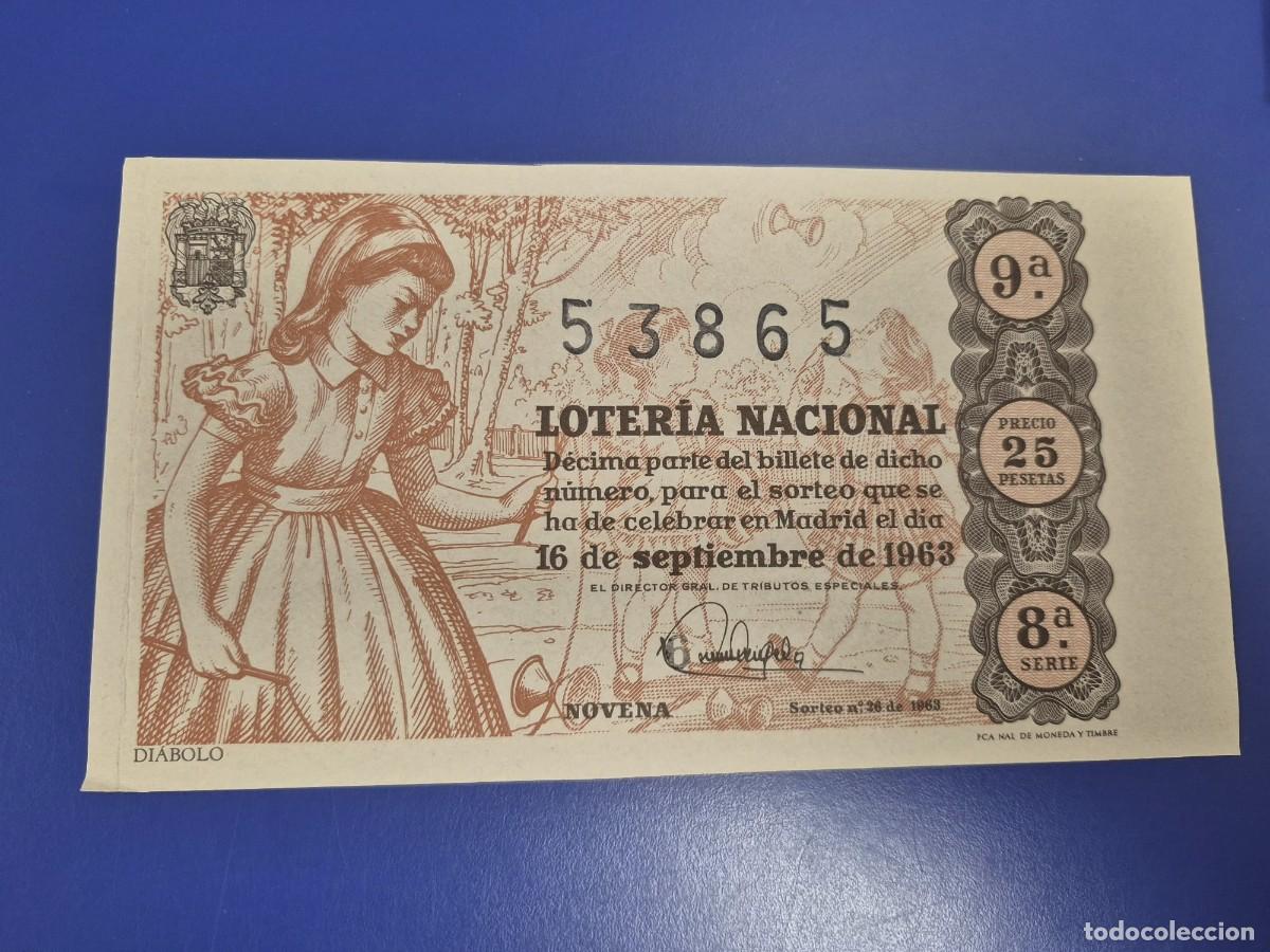 Loter&iacute;a Nacional: LOTERIA NACIONAL SORTEO 26 DE 1963 SERIE 8