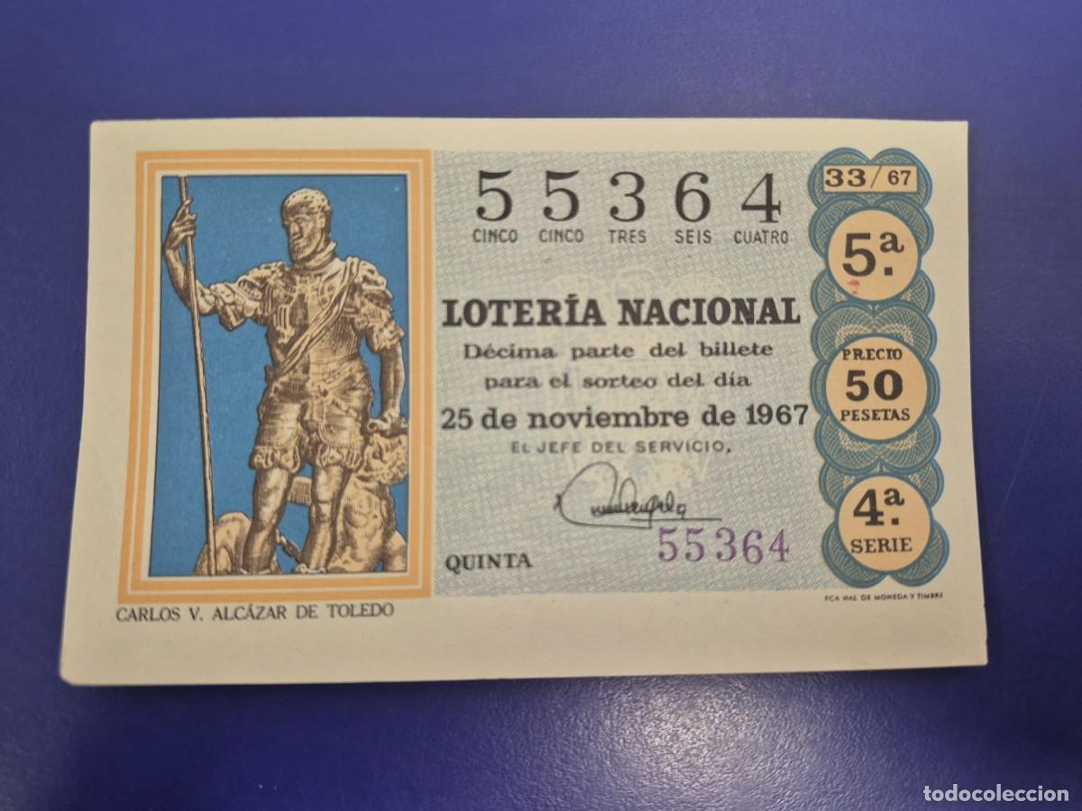Loter&iacute;a nacional: LOTERIA NACIONAL SORTEO 33 DE 1967 SERIE 4