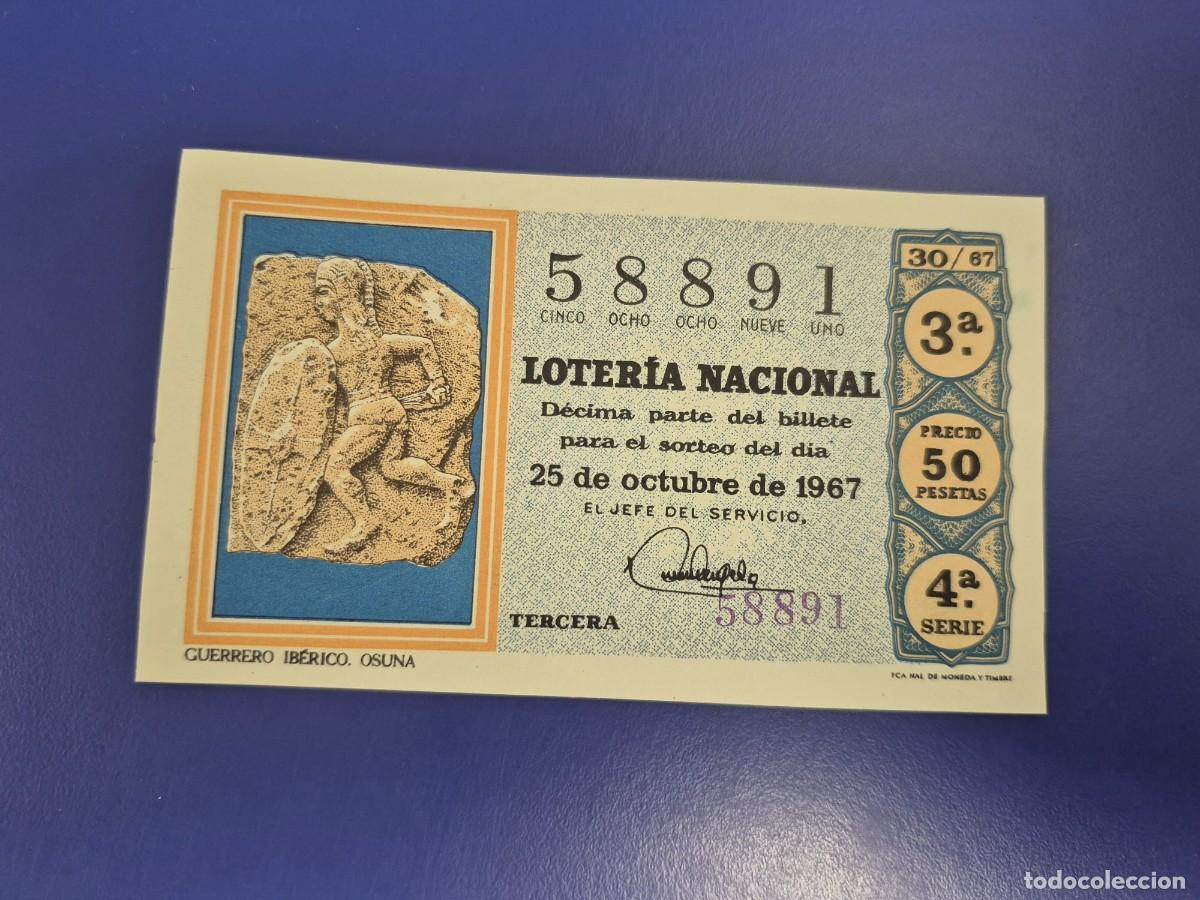 Loter&iacute;a nacional: LOTERIA NACIONAL SORTEO 30 DE 1967 SERIE 4