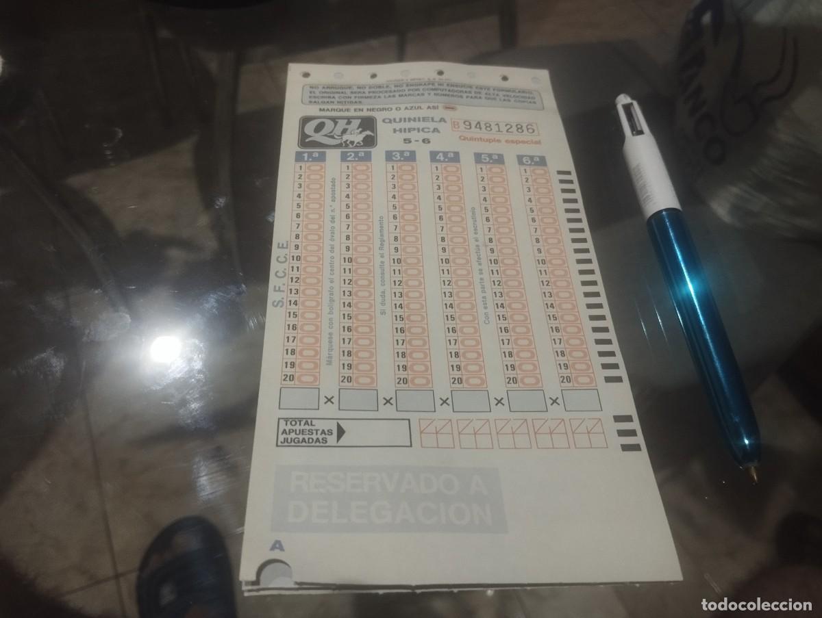 Loter&iacute;a nacional: QUINIELA H&Iacute;PICA. BOLETO NUEVO Y PERFECTO.