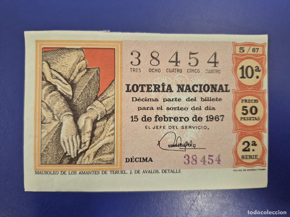 Loter&iacute;a nacional: LOTERIA NACIONAL SORTEO 5 DE 1967 SERIE 2