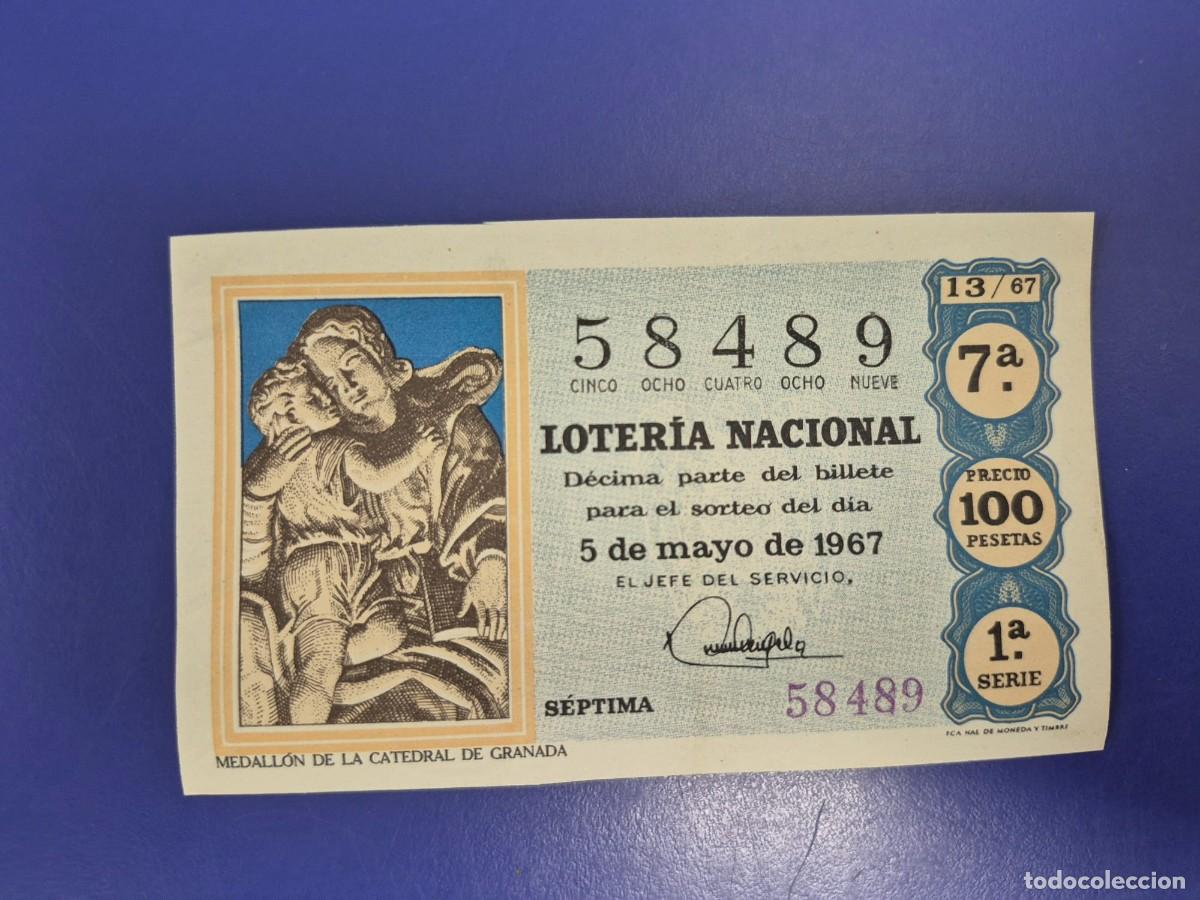 Loter&iacute;a nacional: LOTERIA NACIONAL SORTEO 13 DE 1967 SERIE 1