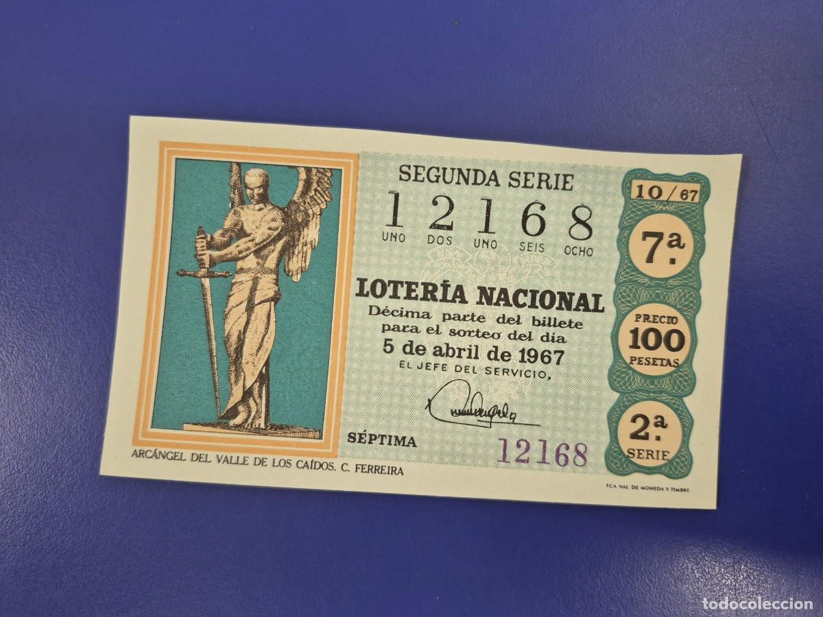 Loter&iacute;a nacional: LOTERIA NACIONAL SORTEO 10 DE 1967 SERIE 2