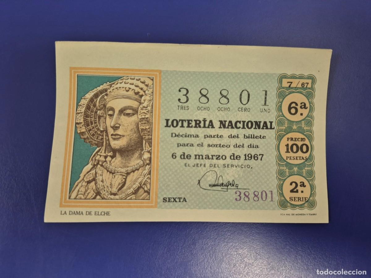 Loter&iacute;a nacional: LOTERIA NACIONAL SORTEO 7 DE 1967 SERIE 2