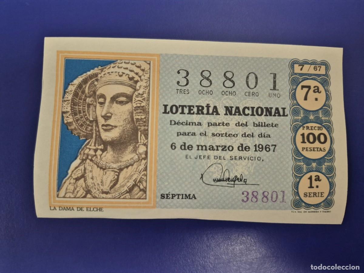 Loter&iacute;a nacional: LOTERIA NACIONAL SORTEO 7 DE 1967 SERIE 1