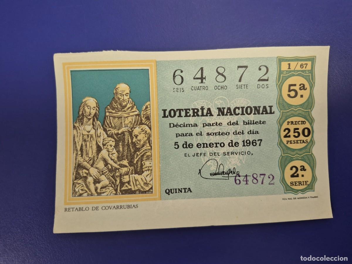 Loter&iacute;a nacional: LOTERIA NACIONAL SORTEO NI&Ntilde;O DE 1967 SERIE 2