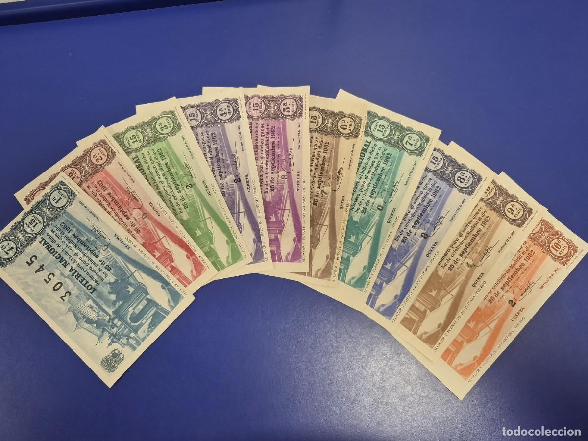 Loter&iacute;a nacional: LOTERIA NACIONAL SORTEO 27 DE 1962 SERIE COMPLETA