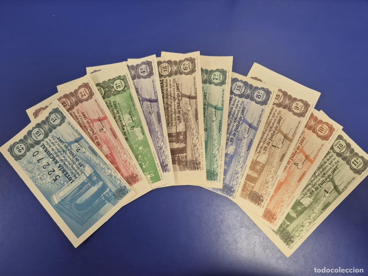 Loter&iacute;a nacional: LOTERIA NACIONAL SORTEO 21 DE 1962 SERIE COMPLETA