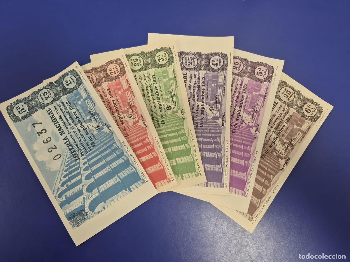 Loter&iacute;a nacional: LOTERIA NACIONAL SORTEO 26 DE 1962 SERIE COMPLETA