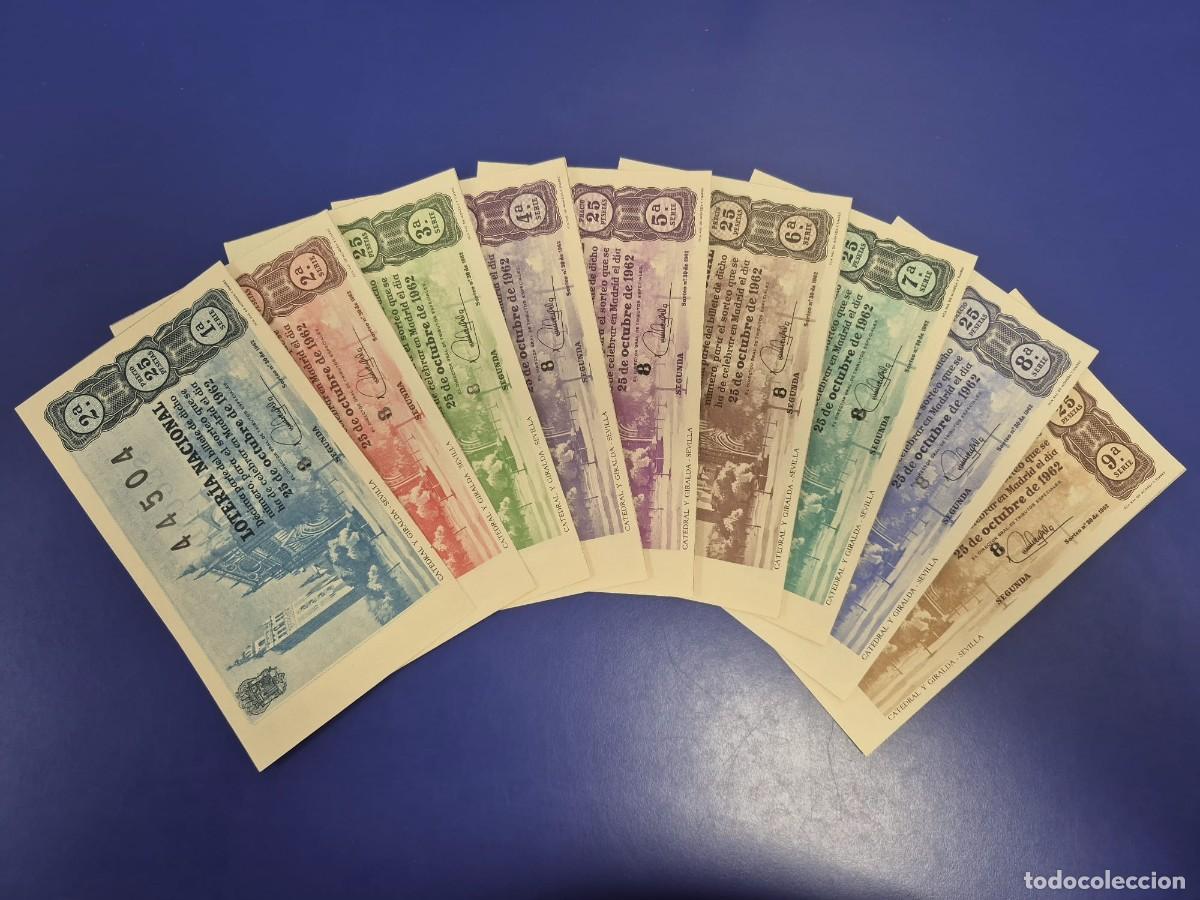 Loter&iacute;a nacional: LOTERIA NACIONAL SORTEO 30 DE 1962 SERIE COMPLETA