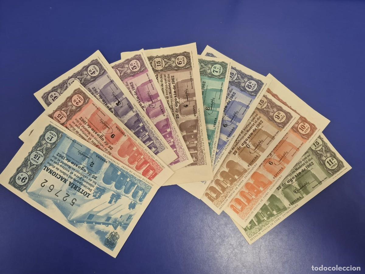 Loter&iacute;a nacional: LOTERIA NACIONAL SORTEO 24 DE 1962 10 SERIES