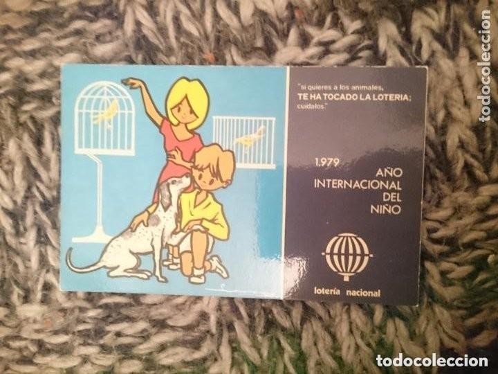 Loter&iacute;a nacional: POSTAL 1979 A&Ntilde;O INTERNACIONAL DEL NI&Ntilde;O - LOTERIA NACIONAL