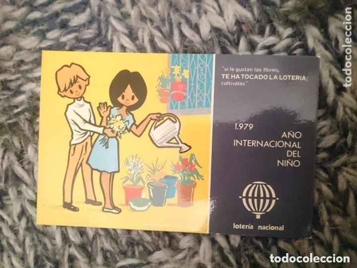 Loter&iacute;a nacional: POSTAL 1979 A&Ntilde;O INTERNACIONAL DEL NI&Ntilde;O - LOTERIA NACIONAL