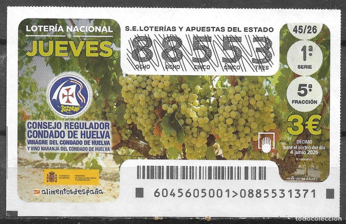 Loter&iacute;a nacional: LOTERIA DEL JUEVES,04/06/2026.