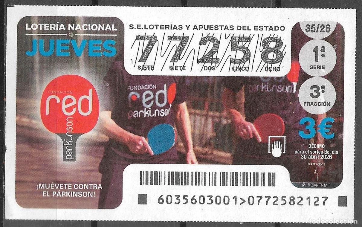Loter&iacute;a nacional: LOTERIA DEL JUEVES,30/04/2026.